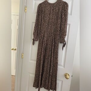 Reformation Cheeta Print Maxi Dress